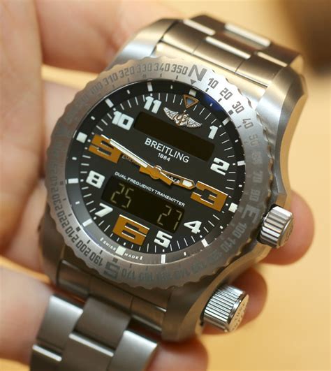 how does breitling emergency watch work|breitling watch with emergency beacon.